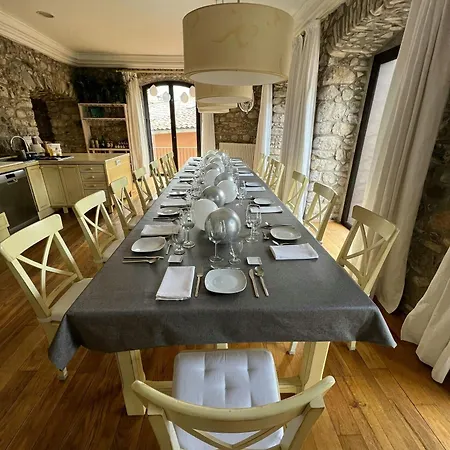 Medieval Castle With In Pre-pyrenees La Pobla de Lillet